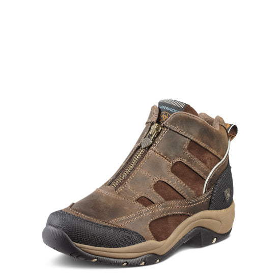 Ariat Womens Terrain Zip Waterproof Boot Distressed Boot
