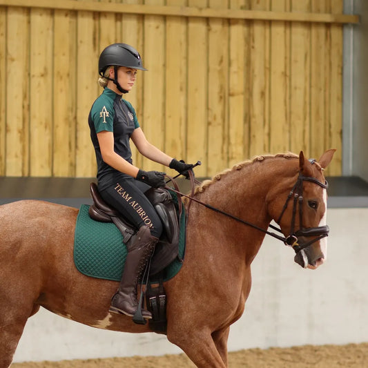 Shires Aubrion Team Short Sleeve Base Layer Black