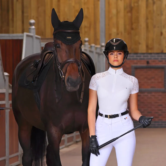 Shires Aubrion Ambel Show Shirt White