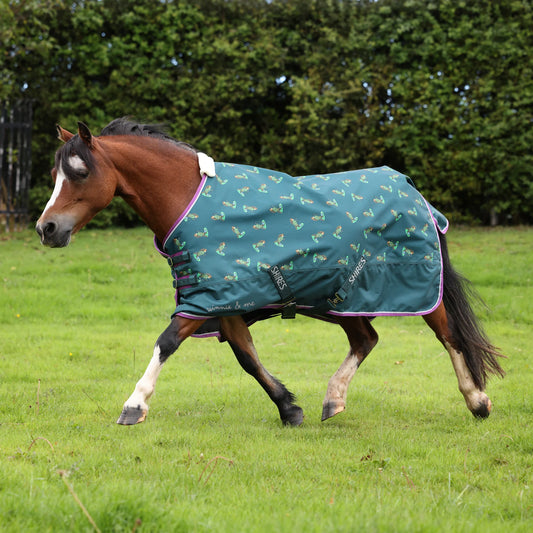 Shires Winnie & Me 100g Turnout Rug Green
