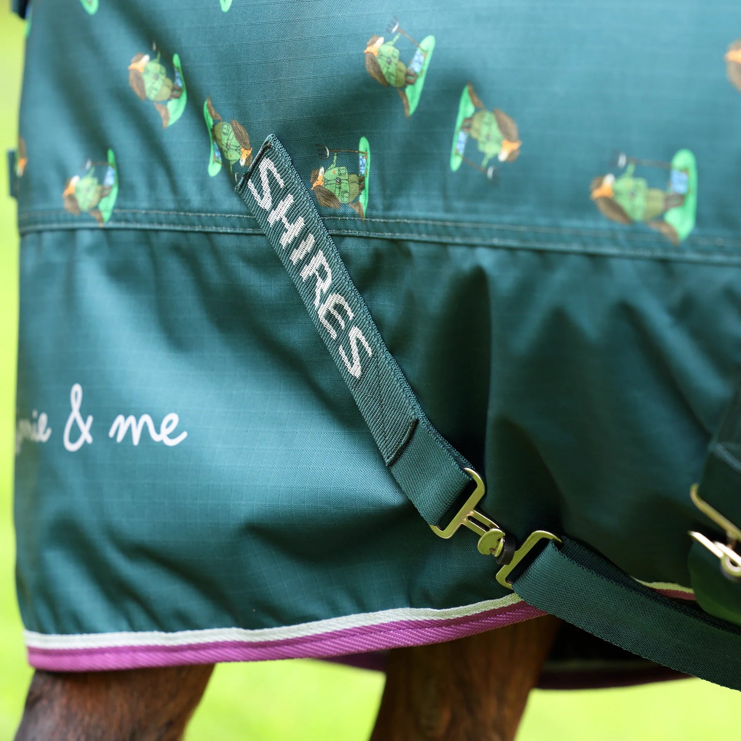 Shires Winnie & Me 100g Turnout Rug Green