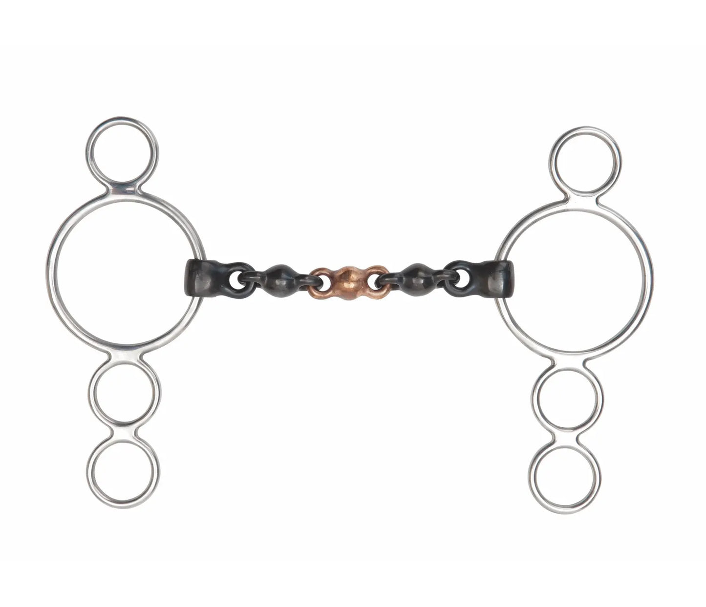 Shires 3 Ring Dutch Gag Waterford with Sweet Iron Mouth