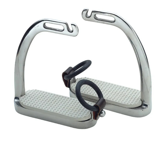 Shires Stainless Steel Fillis Peacock Stirrups