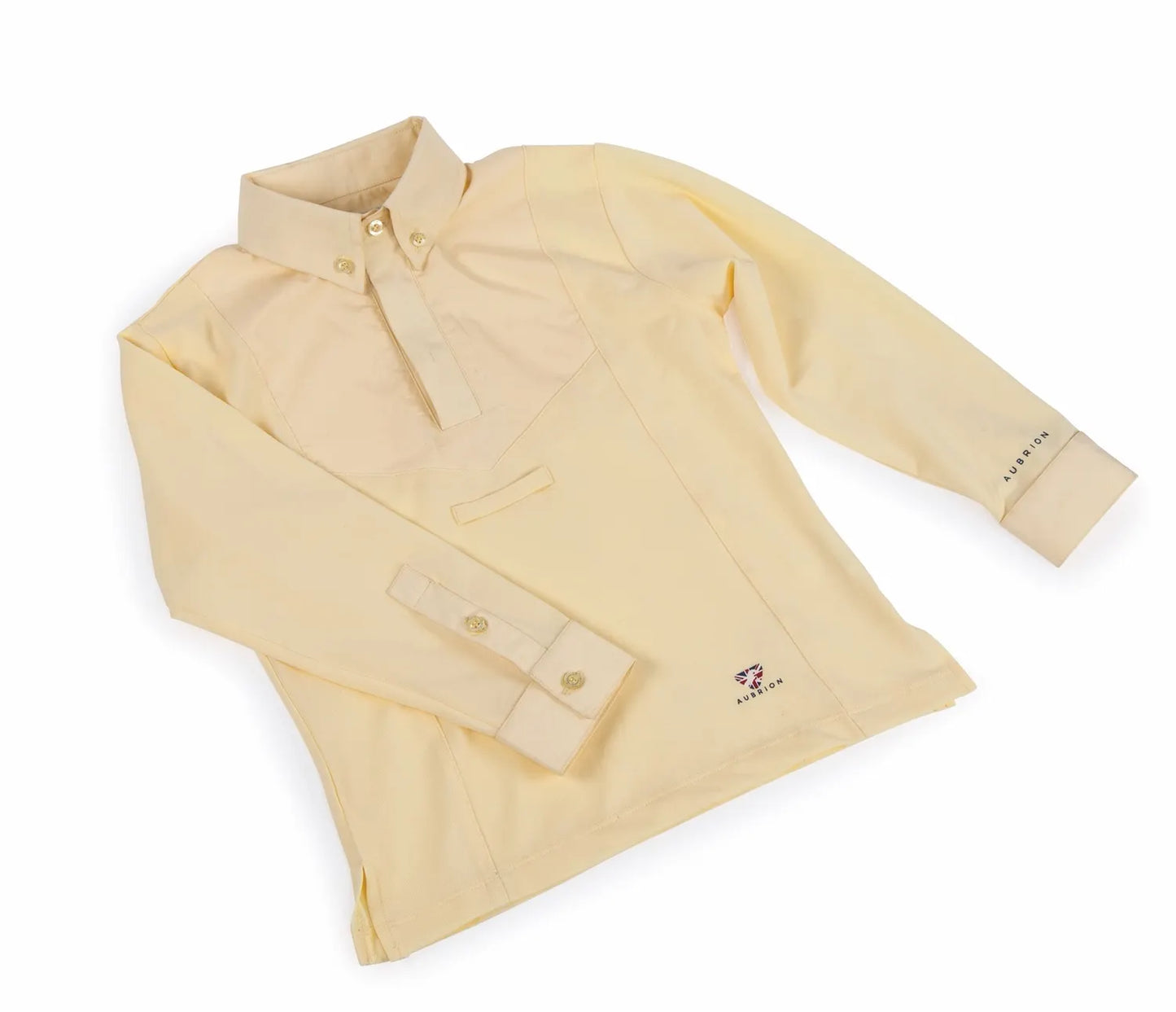 Shires Aubrion Long Sleeve Tie Shirt - Child