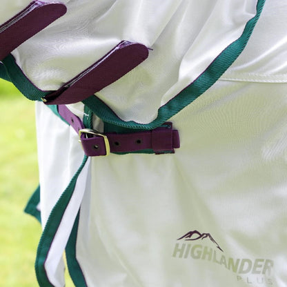 Shires Highlander Plus Sweet-itch Combo Rug White