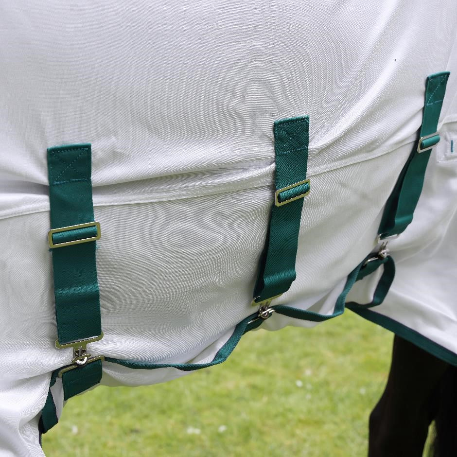 Shires Highlander Plus Sweet-itch Combo Rug White
