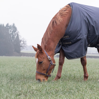 Shires Typhoon 50g Turnout Rug Black