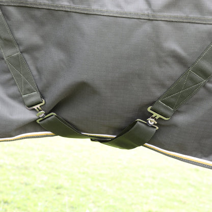 Shires Highlander Plus 50g Combo Turnout Rug Green