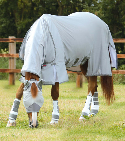 Premier Equine Bug Buster Fly Rug with Belly Flap Silver