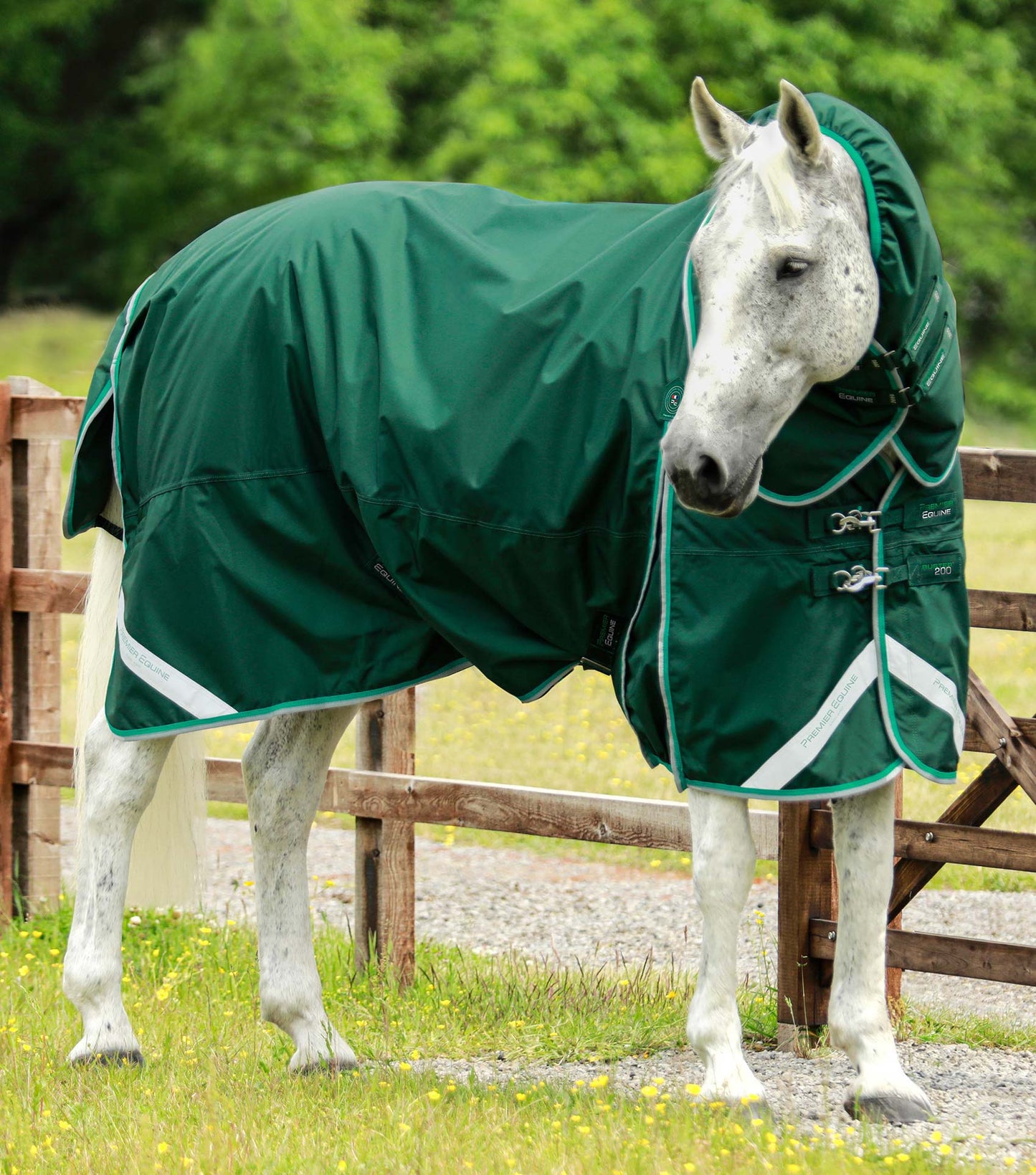 Premier Equine Buster 200g Turnout Rug with Snug-Fit Neck Cover