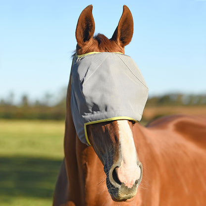 Equilibrium Field Relief Midi Fly Mask without Ears Grey/Yellow