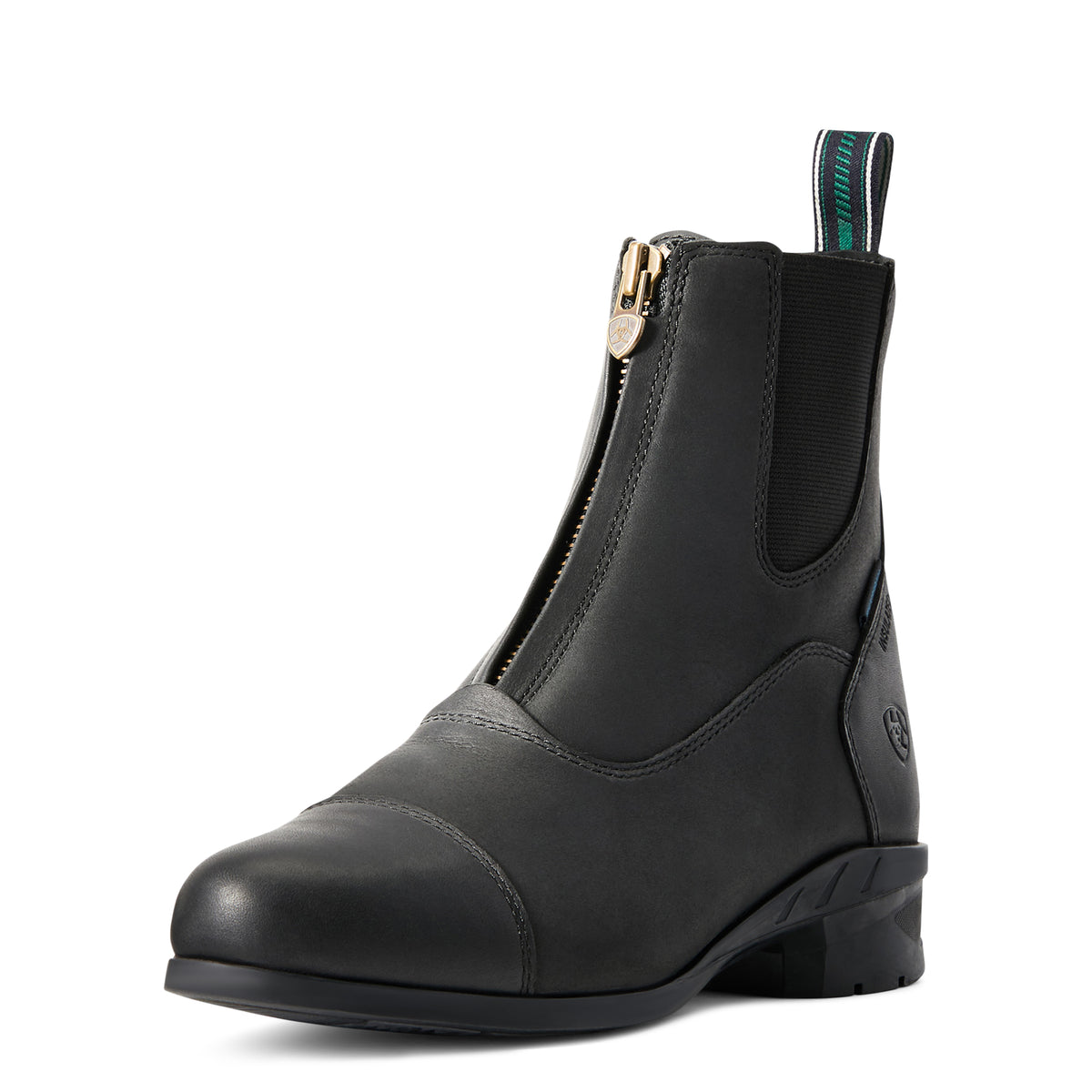 Ariat Womens Heritage IV Zip Waterproof Insulated Paddock Boot Black