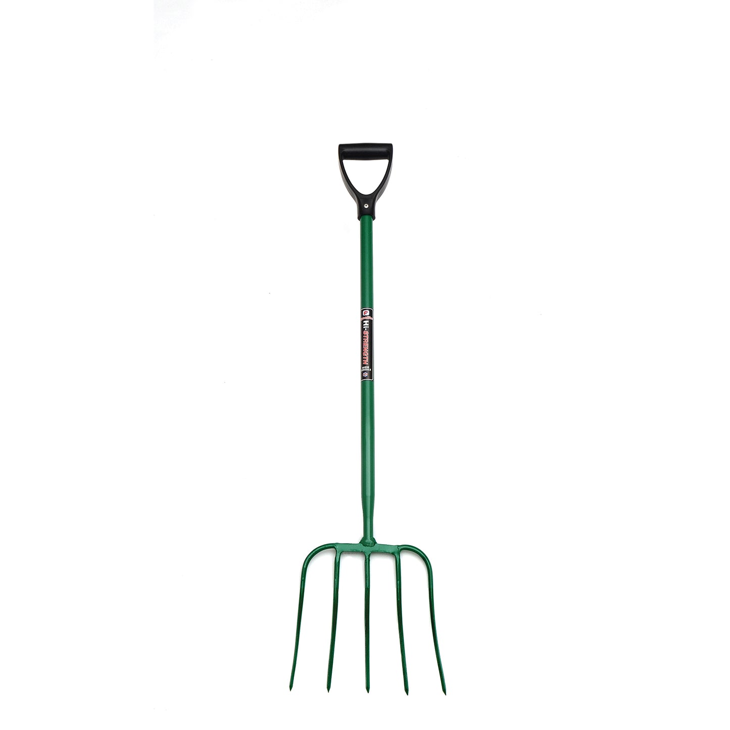 Fynalite Hi-Strength Manure Fork 5 Prong D-Grip 32" Green 5PD- Free P&P