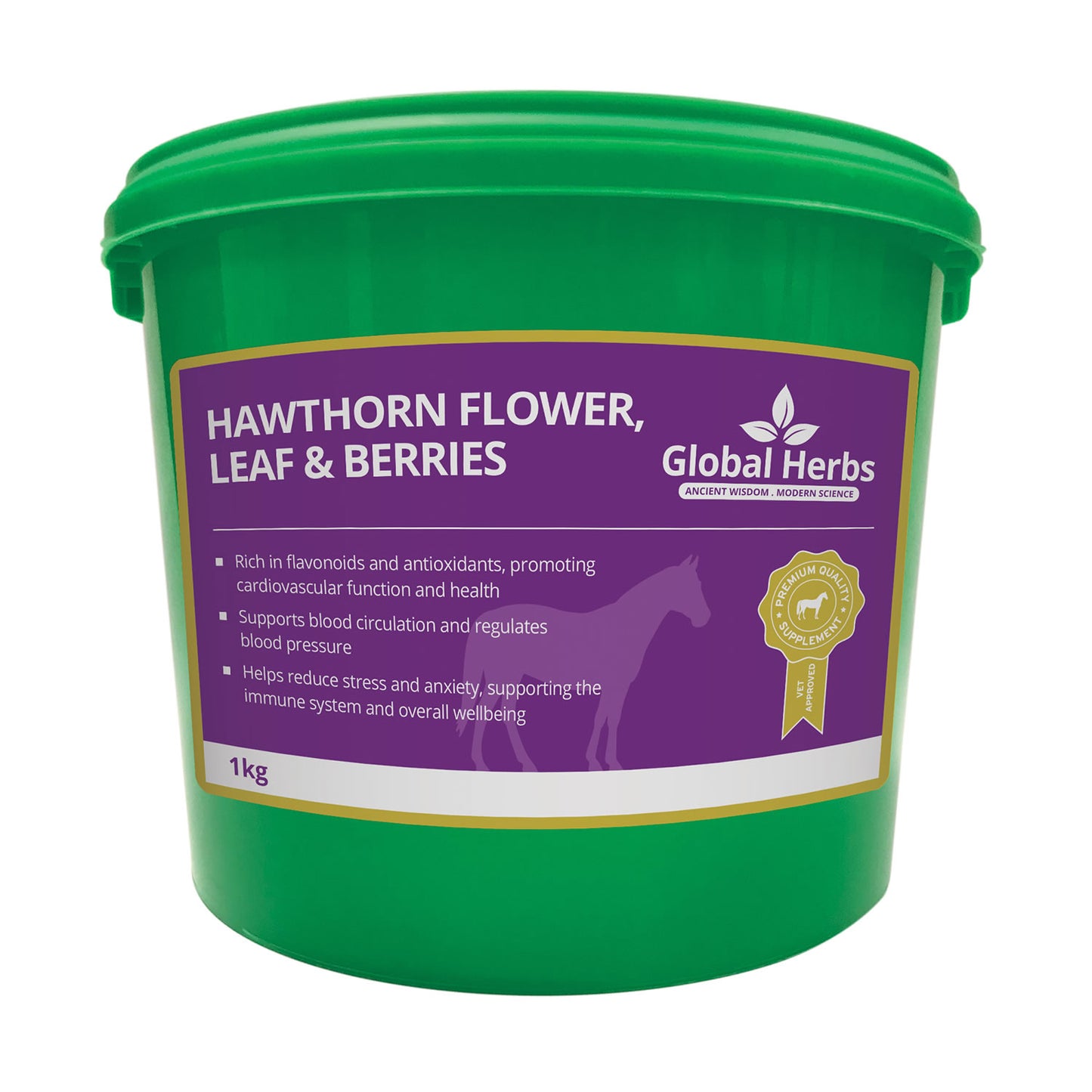 Global Herbs Hawthorne Flower, Leaf & Berries 1kg