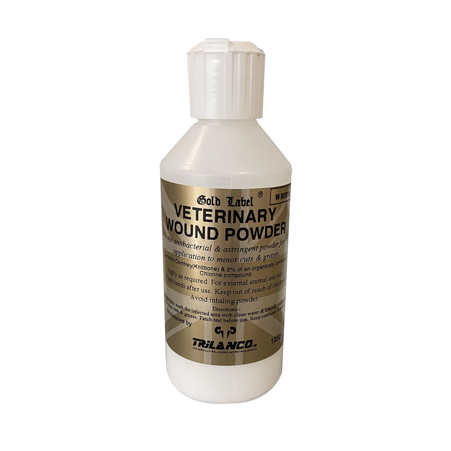 Gold Label Veterinary Wound Powder White 125g