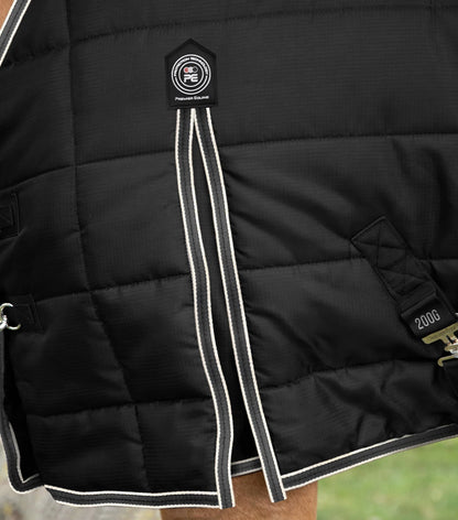 Premier Equine Garissa 200g Stable Rug Black