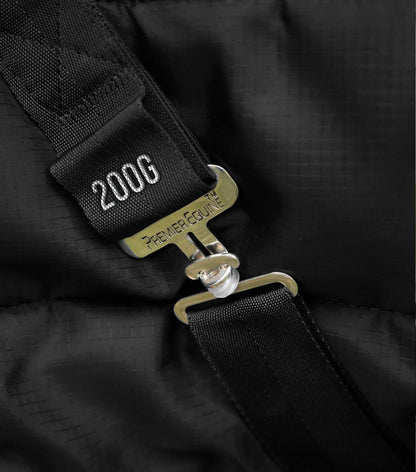 Premier Equine Garissa 200g Stable Rug Black