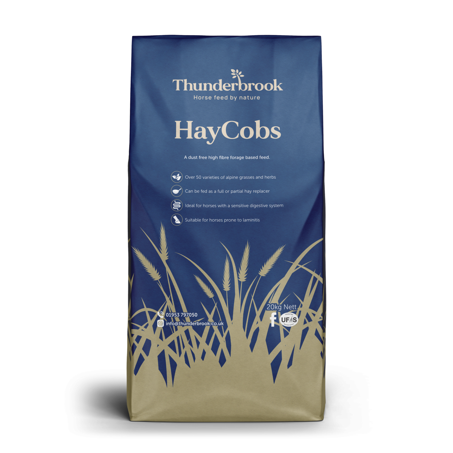Thunderbrook Equestrian Haycobs 20kg - Free P&P