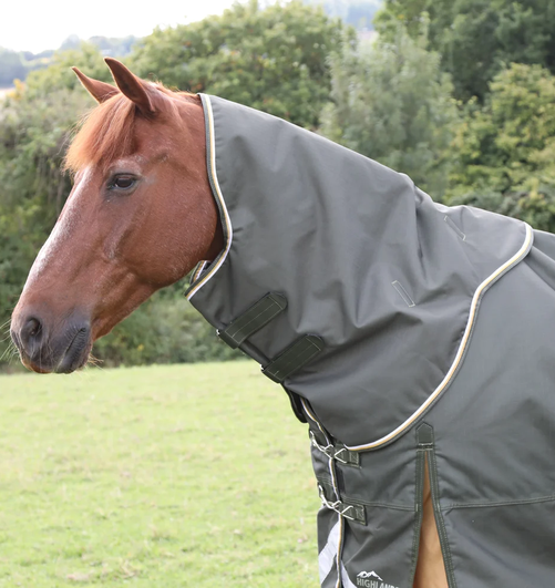 Shires Highlander Plus 50g Turnout Neck Cover Green