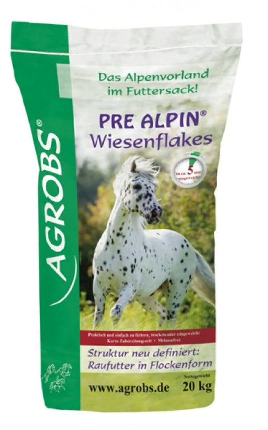Agrobs Pre Alpin Wiesenflakes 20kg - Free P&P