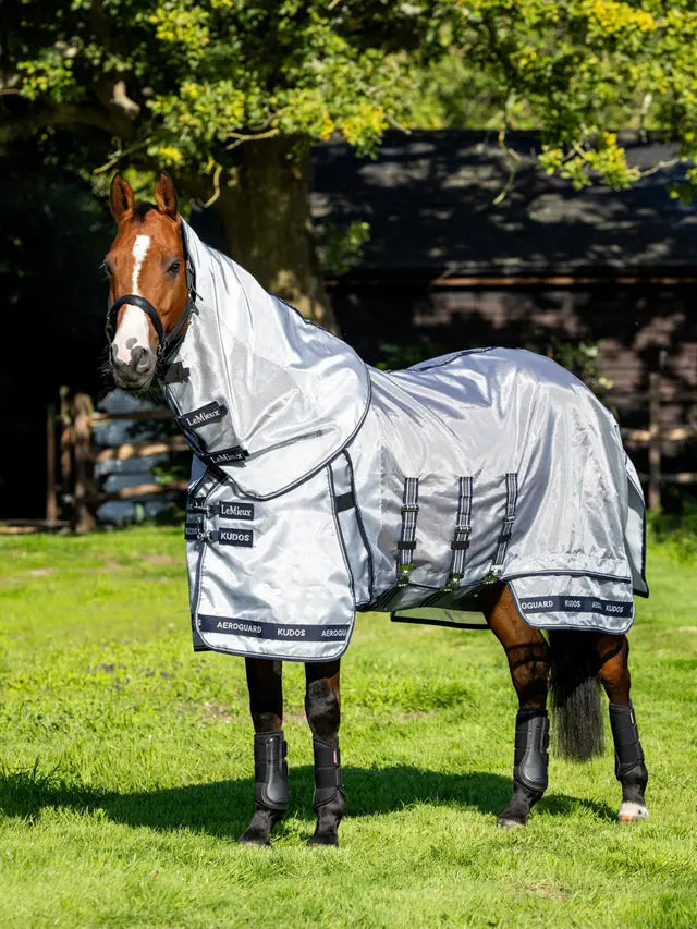 LeMieux Kudos AeroGuard Fly Rug Silver view 2