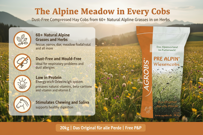 Agrobs Pre Alpin Wiesencobs Meadow Cobs 20kg Infographic