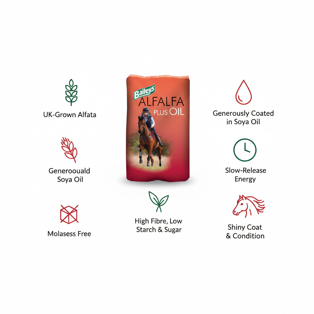 Baileys Alfalfa Plus Oil Infographic