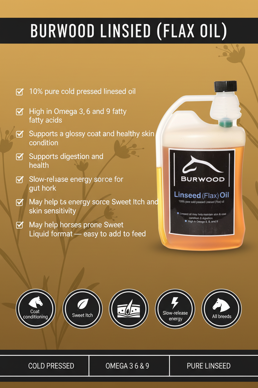 Burwood Linseed (Flax) Oil Infographic
