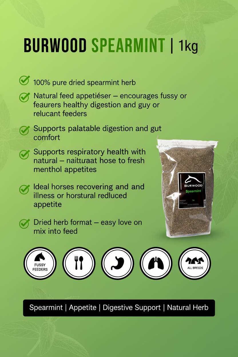 Burwood Spearmint 1kg Infographic