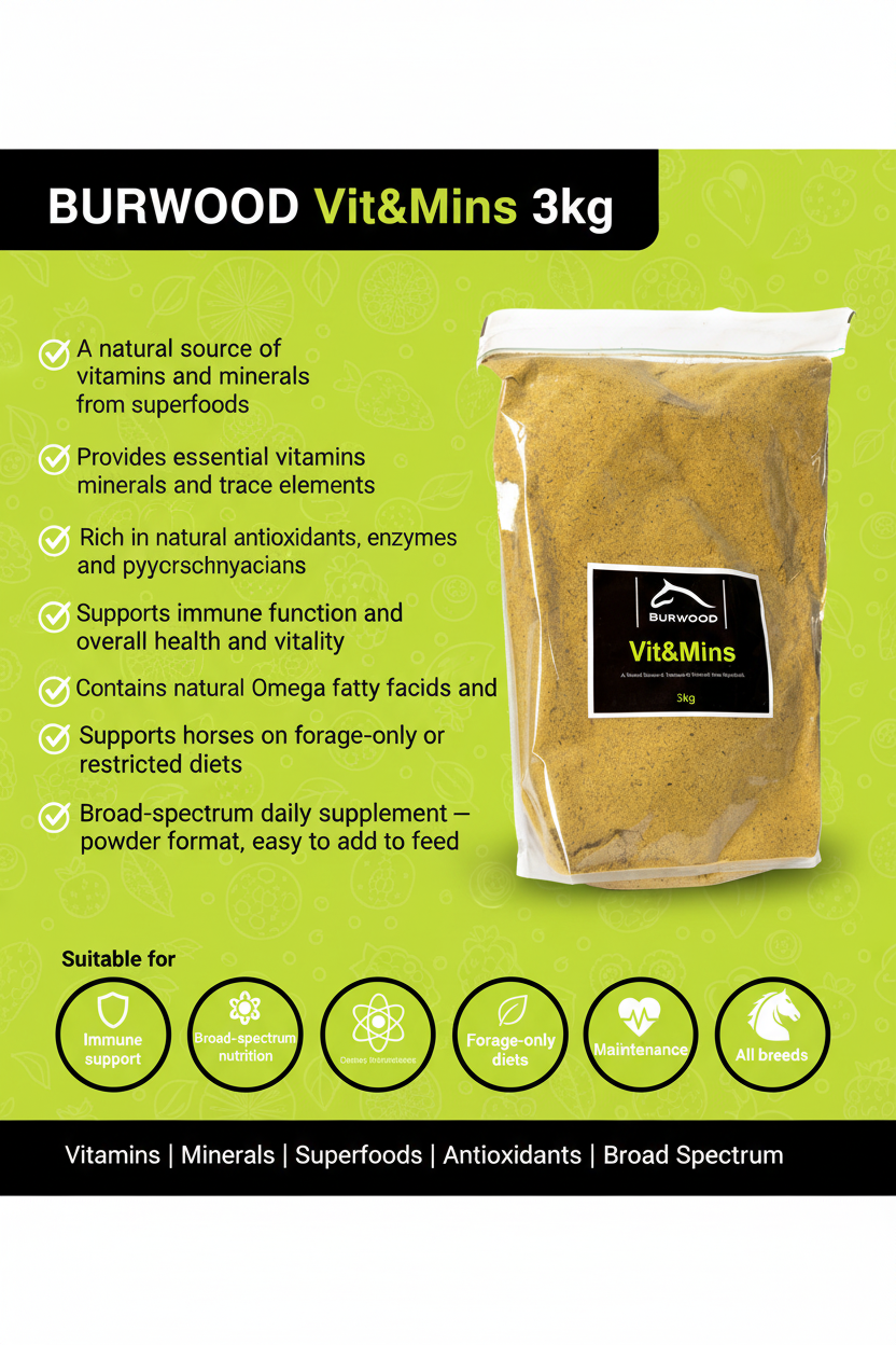 Burwood Vits & Minerals 3kg Infographic