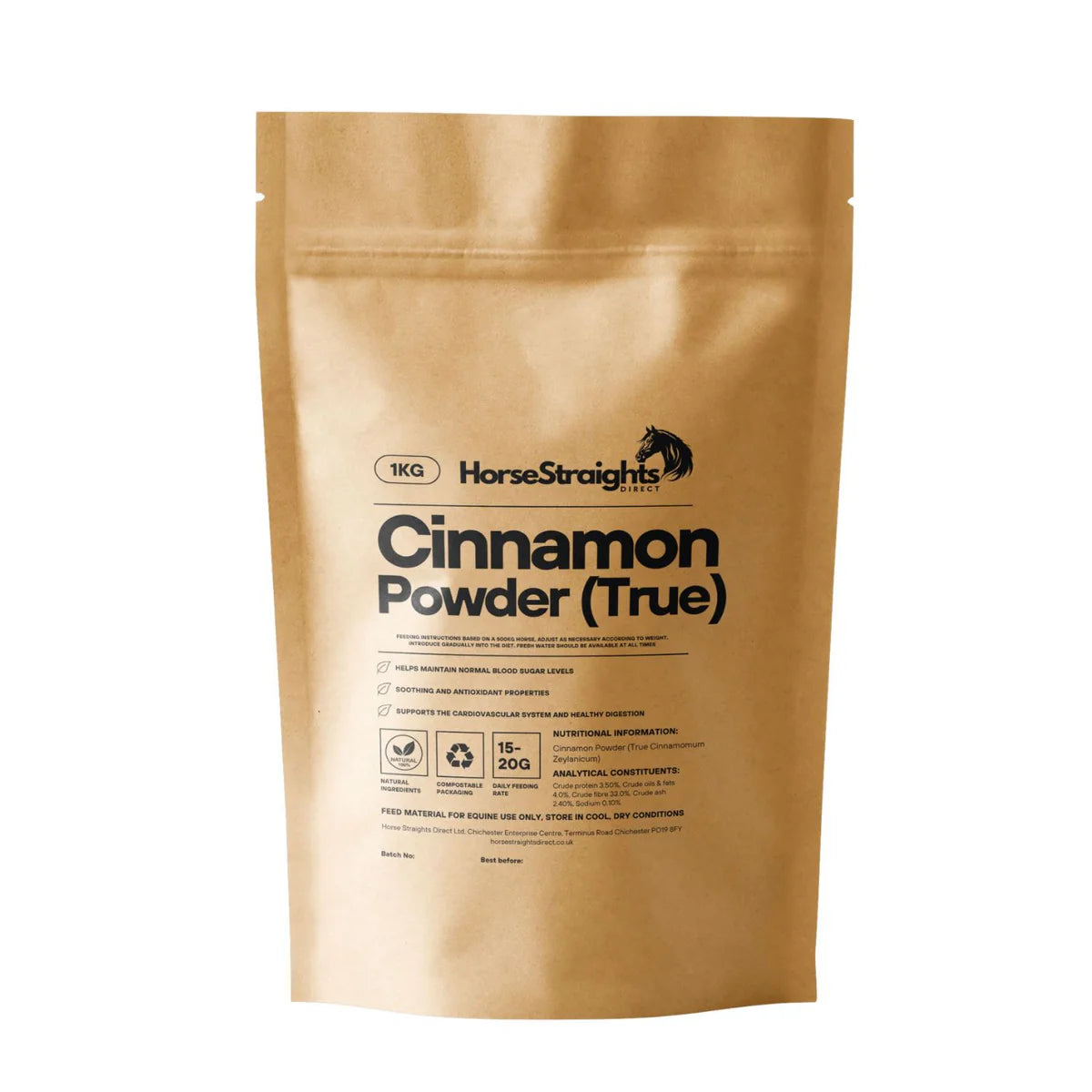Horse Straight Direct Cinnamon Powder 1kg