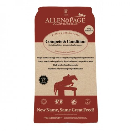 Allen and Page Compete & Condition 20kg - previously Calm and Condition
