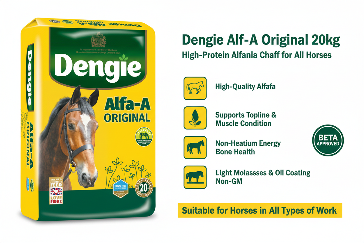 Dengie Alfa-A Original Infographic with Packshot