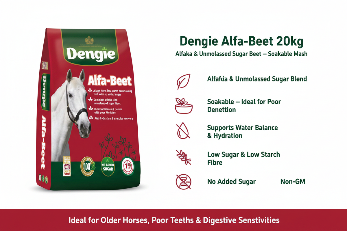 Dengie Alfa-Beet Infographic with Packshot