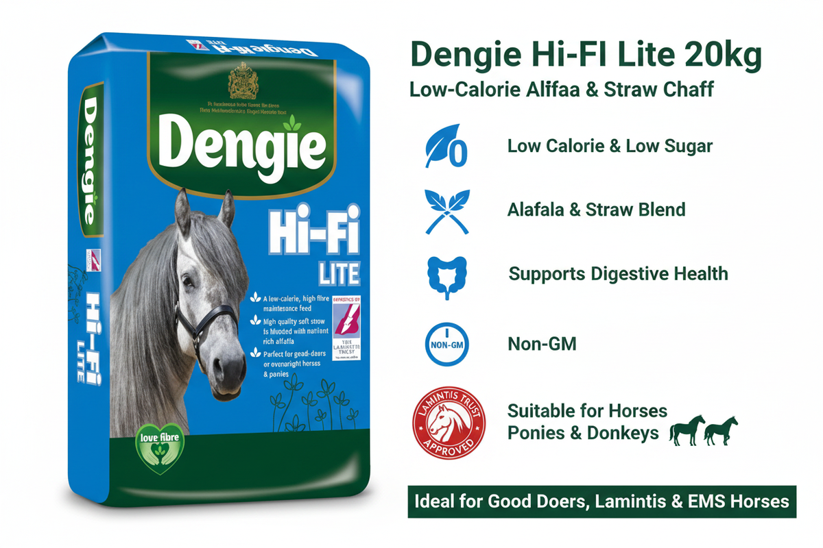 Dengie Hi-Fi Lite Infographic with Packshot