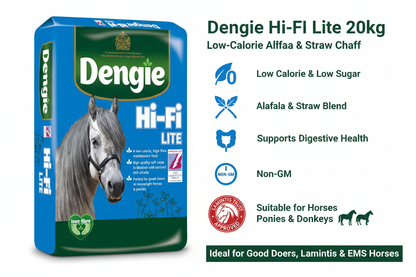 Dengie Hi-Fi Lite Infographic with Packshot