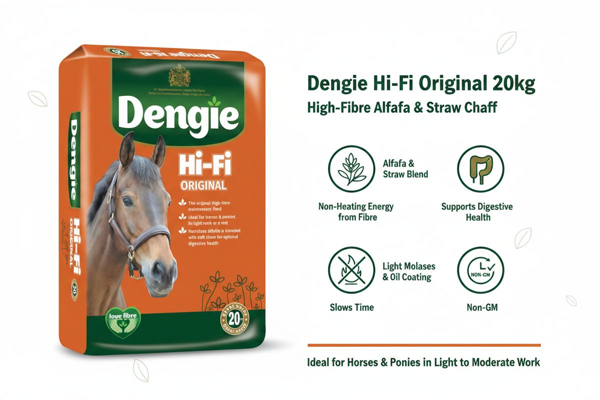 Dengie Hi-Fi Original Infographic with Packshot