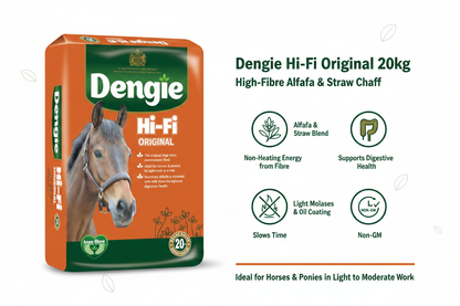Dengie Hi-Fi Original Infographic with Packshot