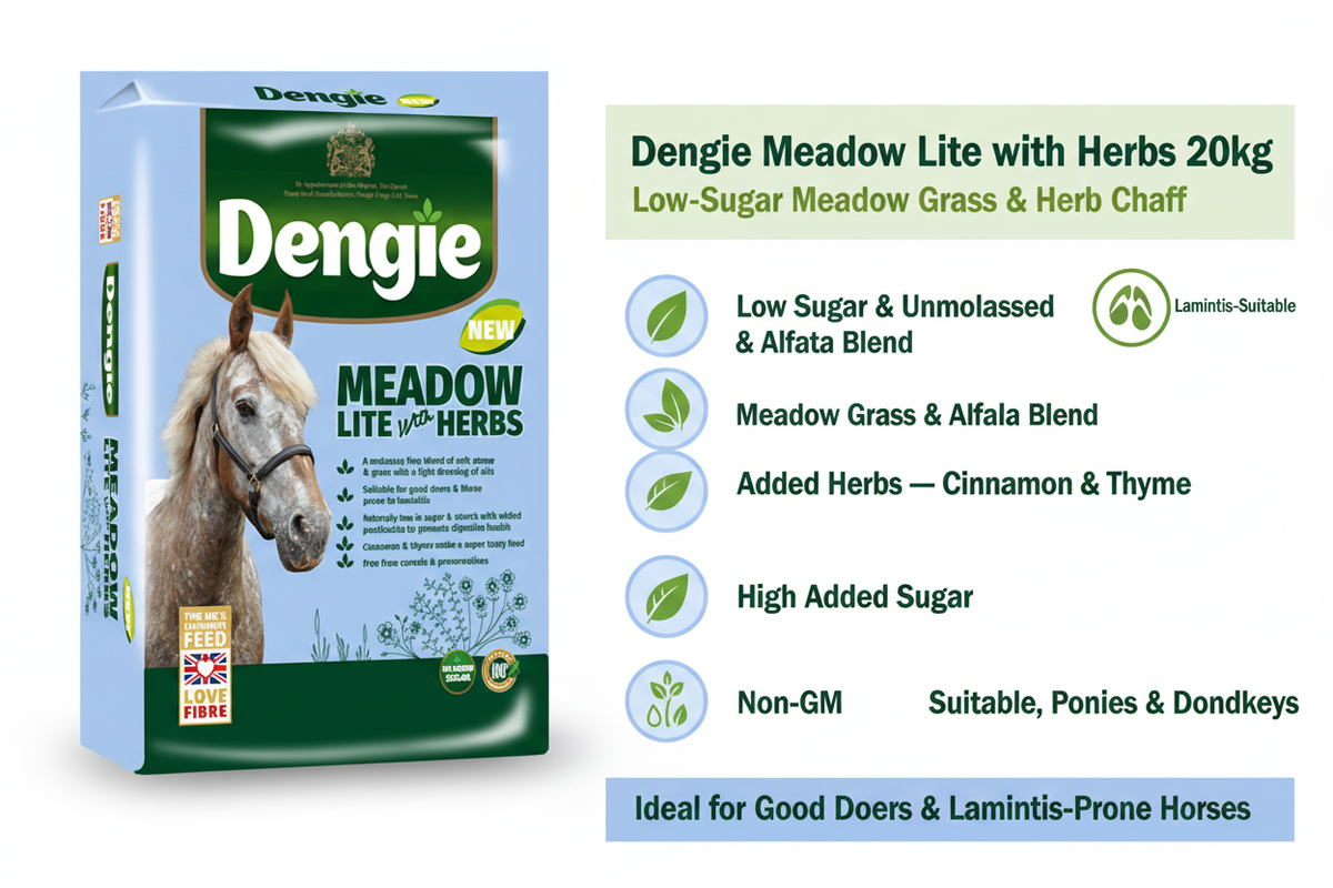 Dengie Meadow Lite with Herbs Infographic