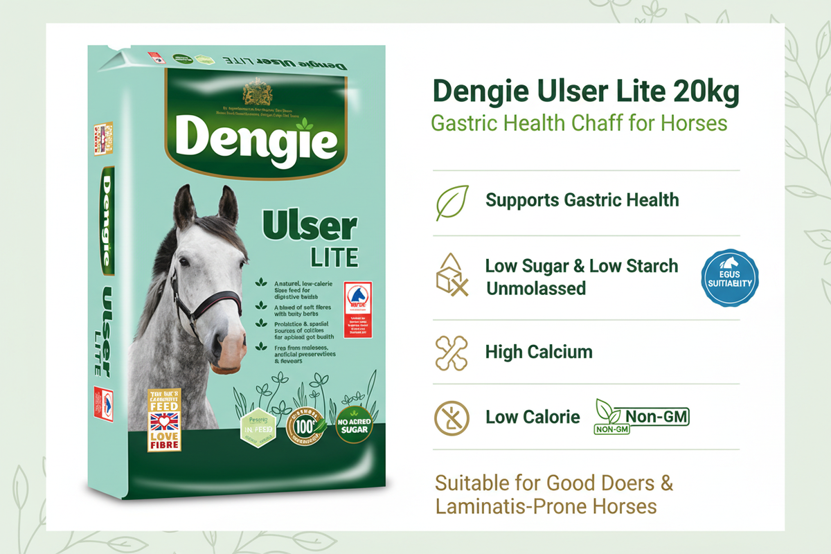 Dengie Ulser Lite Infographic with Packshot