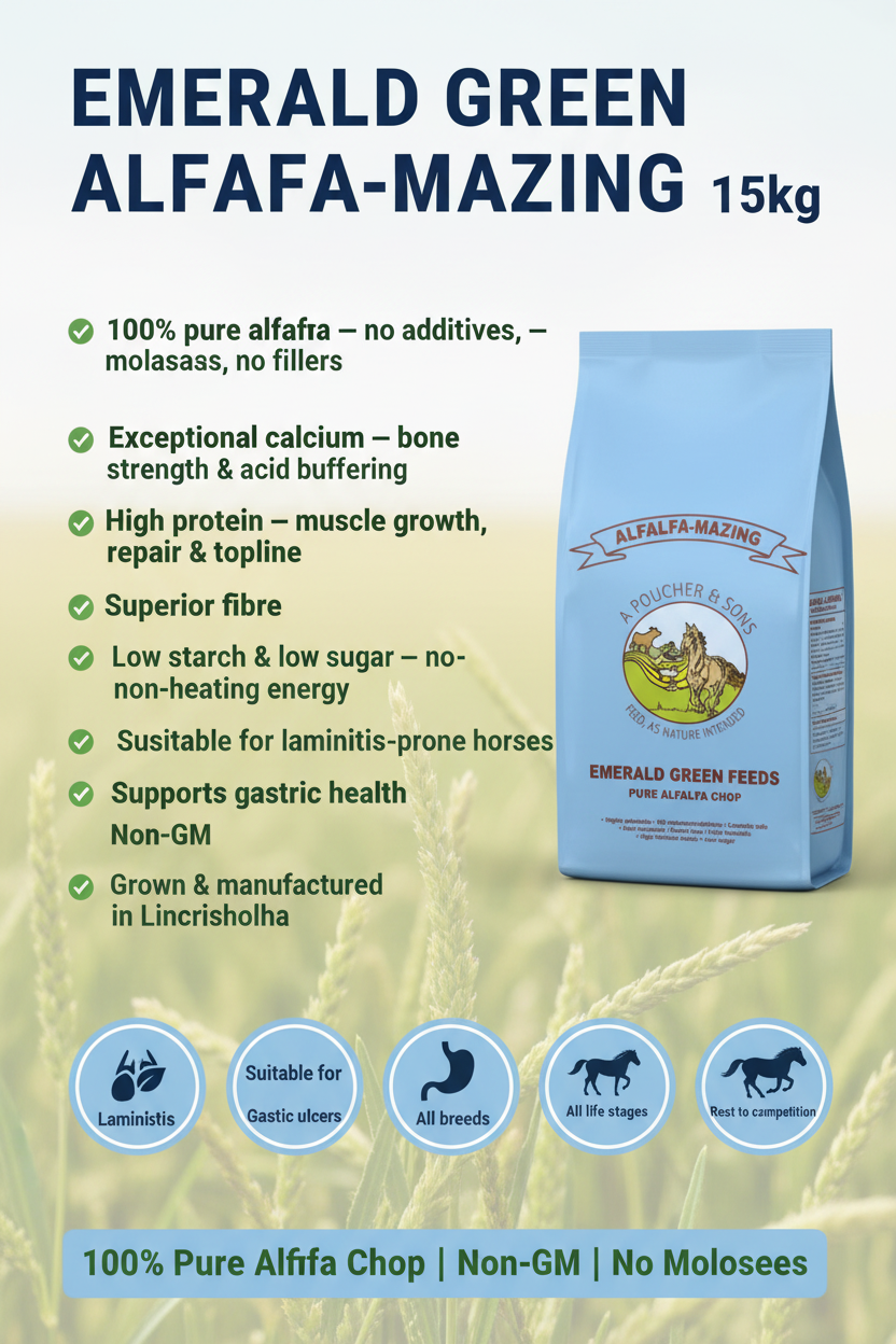 Emerald Green Alfalfa-Mazing 15kg Infographic