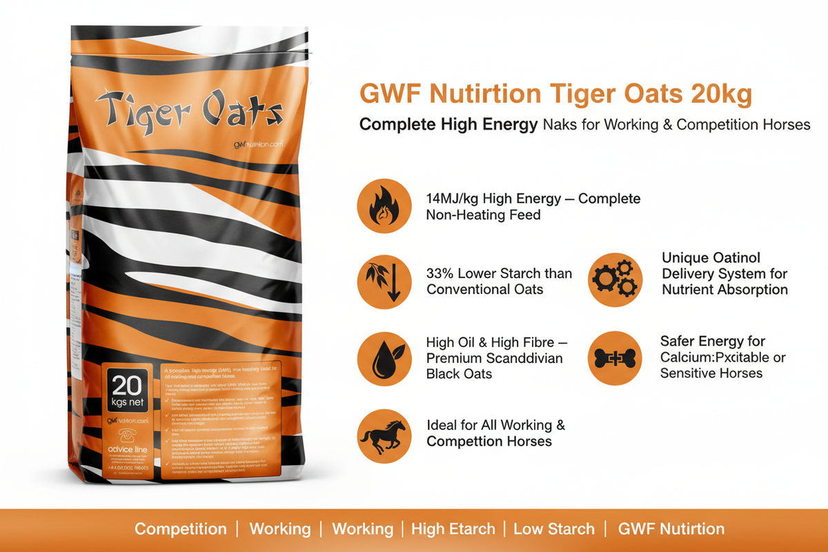 GWF Nutrition Tiger Oats Infographic