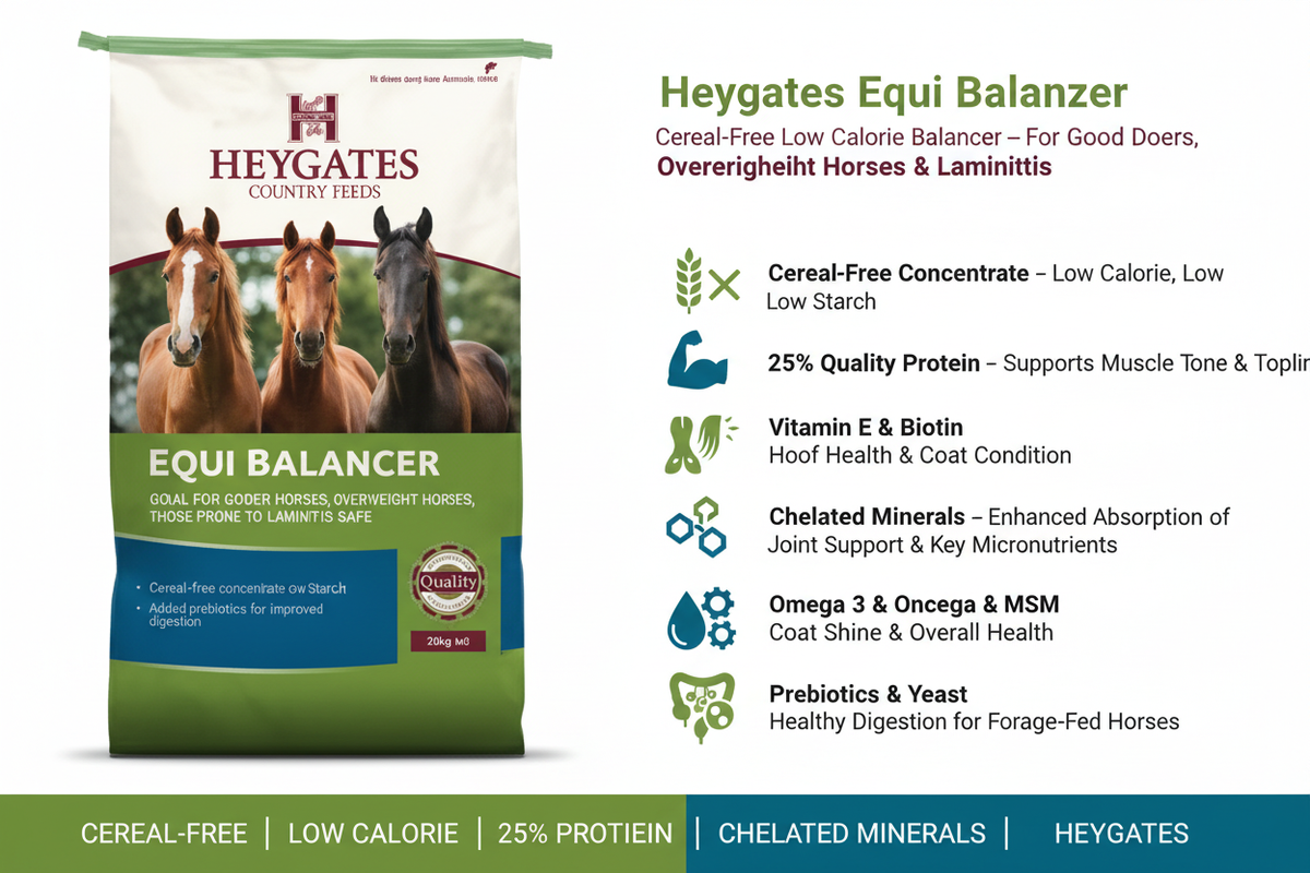 Heygates Equi Balancer Infographic