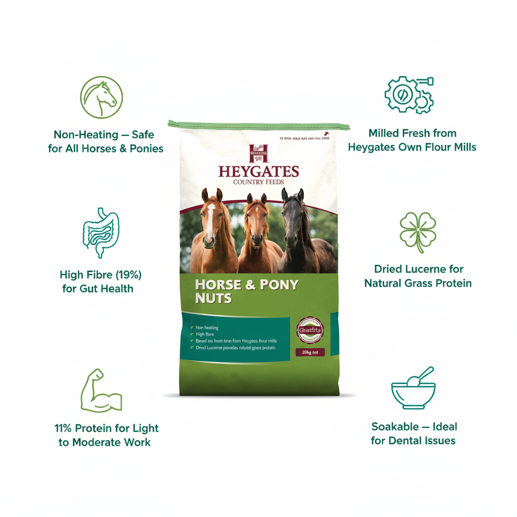 Heygates Horse & Pony Nuts Infographic