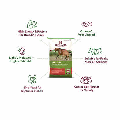 Heygates Stud Mix Infographic