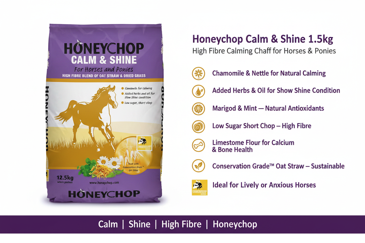 Honeychop Calm & Shine Infographic