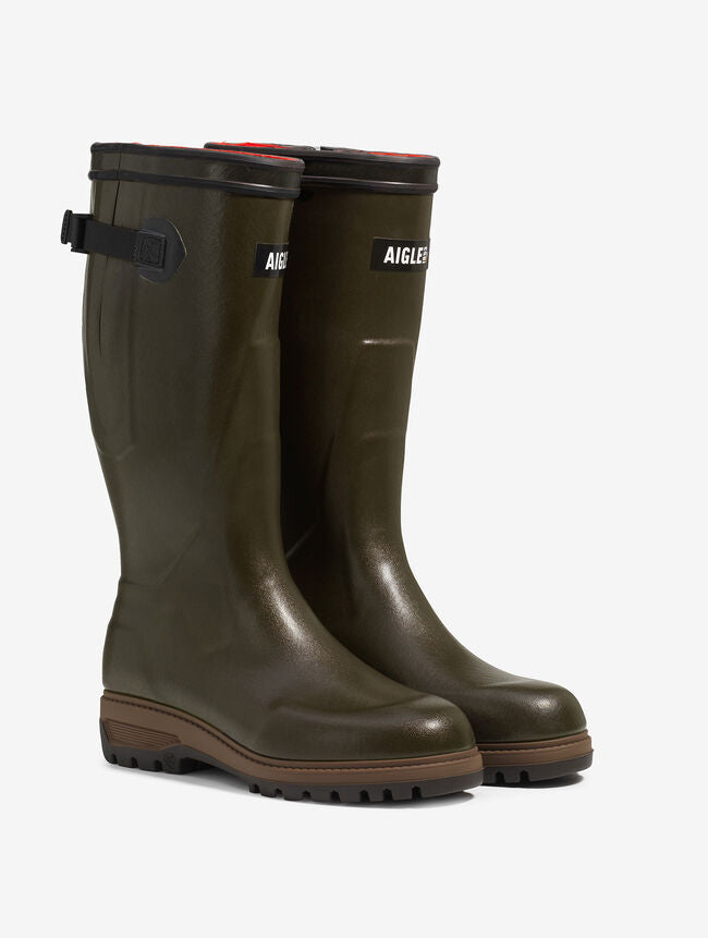 Aigle Parcours 3.0 Neomesh Wellington Boots Olive