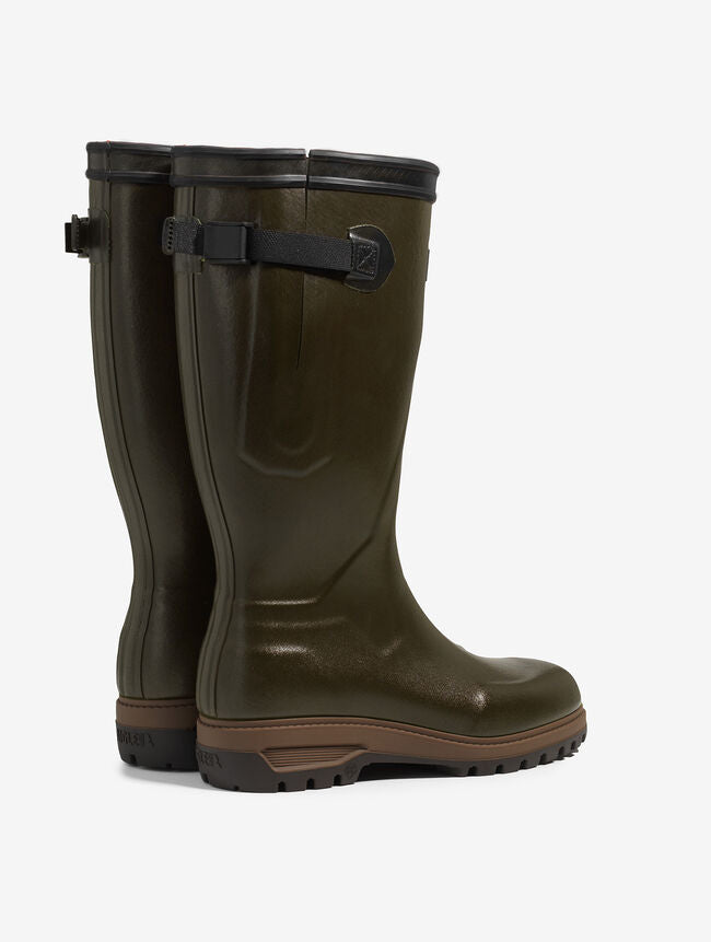 Aigle Parcours 3.0 Neomesh Wellington Boots Olive view 2