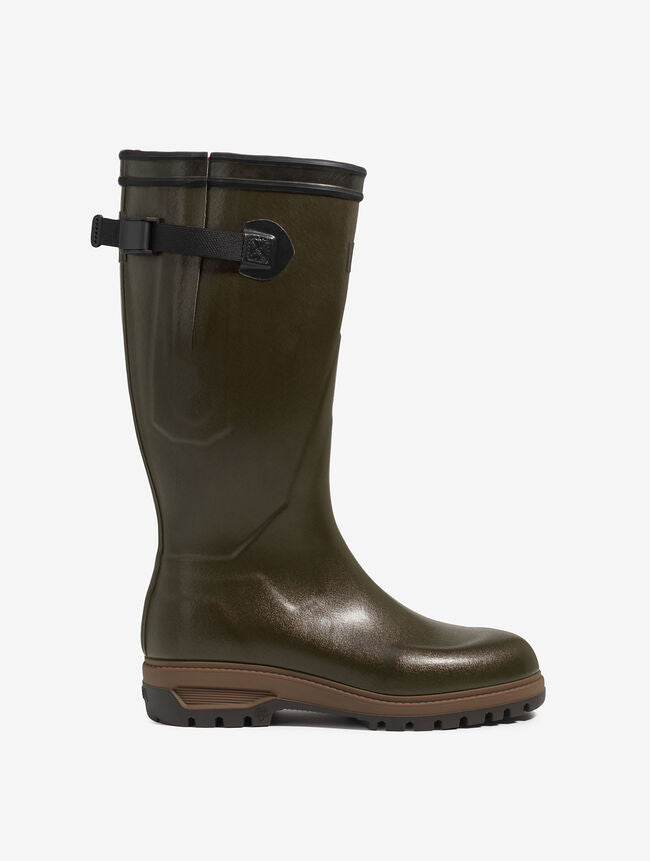 Aigle Parcours 3.0 Neomesh Wellington Boots Olive view 4