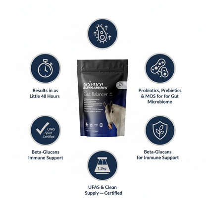 Science Supplements Gut Balancer Infographic